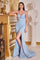 Prom Dresses Fitted Long Open Back Prom Dress Powder Blue