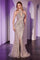 Prom Dresses Long Formal Sequin Fitted Prom Dress Silver