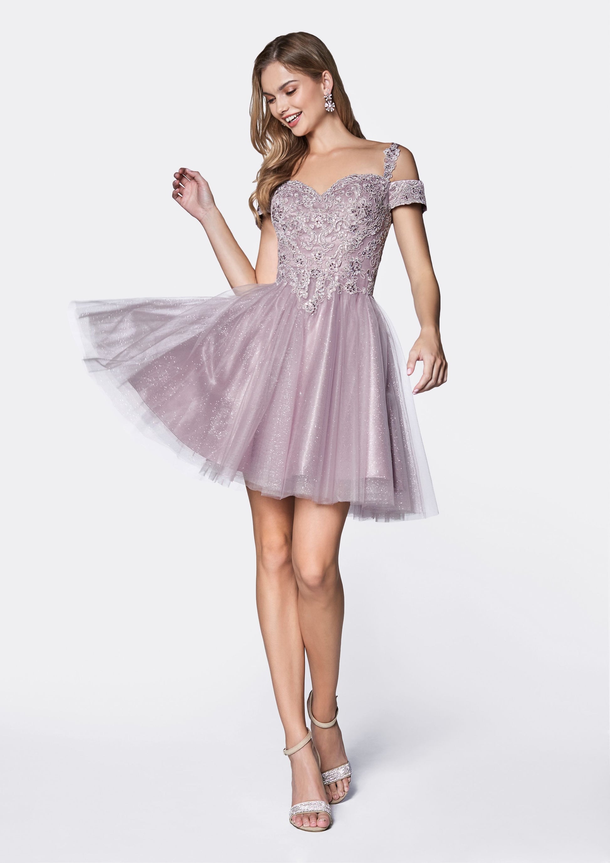 LaDivine CD0132 Short Prom Formal Homecoming Dress