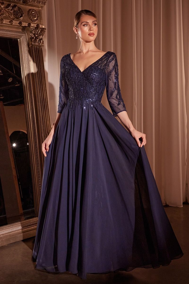 a line winter formal dresses LaDivine CD0171 Long Evening Gown – The Dress Outlet style:Shirred Prom Dresses Miluxas Overall Dress for Color:As Photo DEEP GREEN