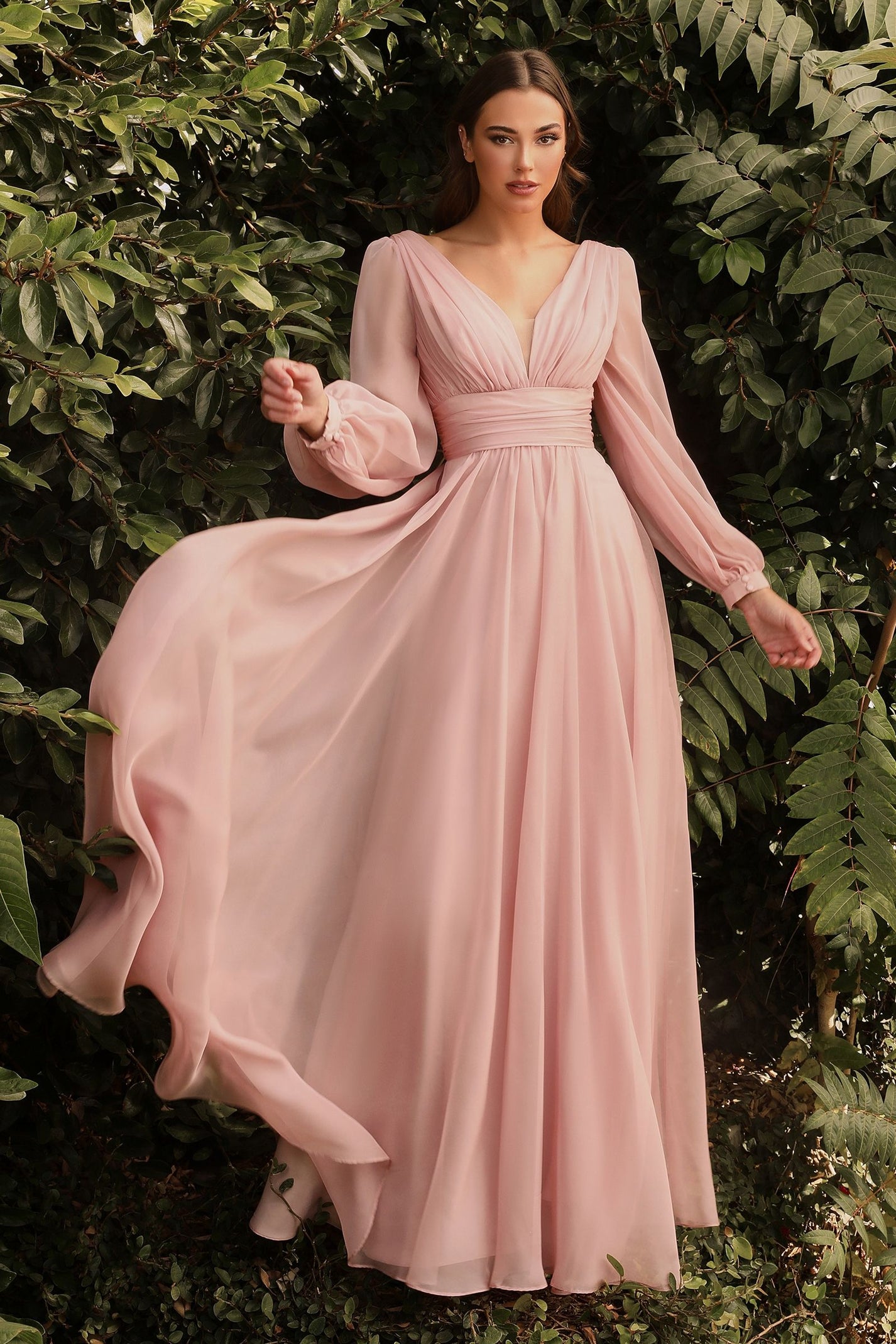 LaDivine CD0192 Long Sleeve Evening Formal Dress