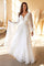 LaDivine CD0192W Flowy Long Plus Size A Line Wedding Dress
