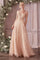 LaDivine CD0196 Sleeveless Tulle Long Formal Prom Dress