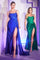 LaDivine CD0201 Long Draped Evening Gown