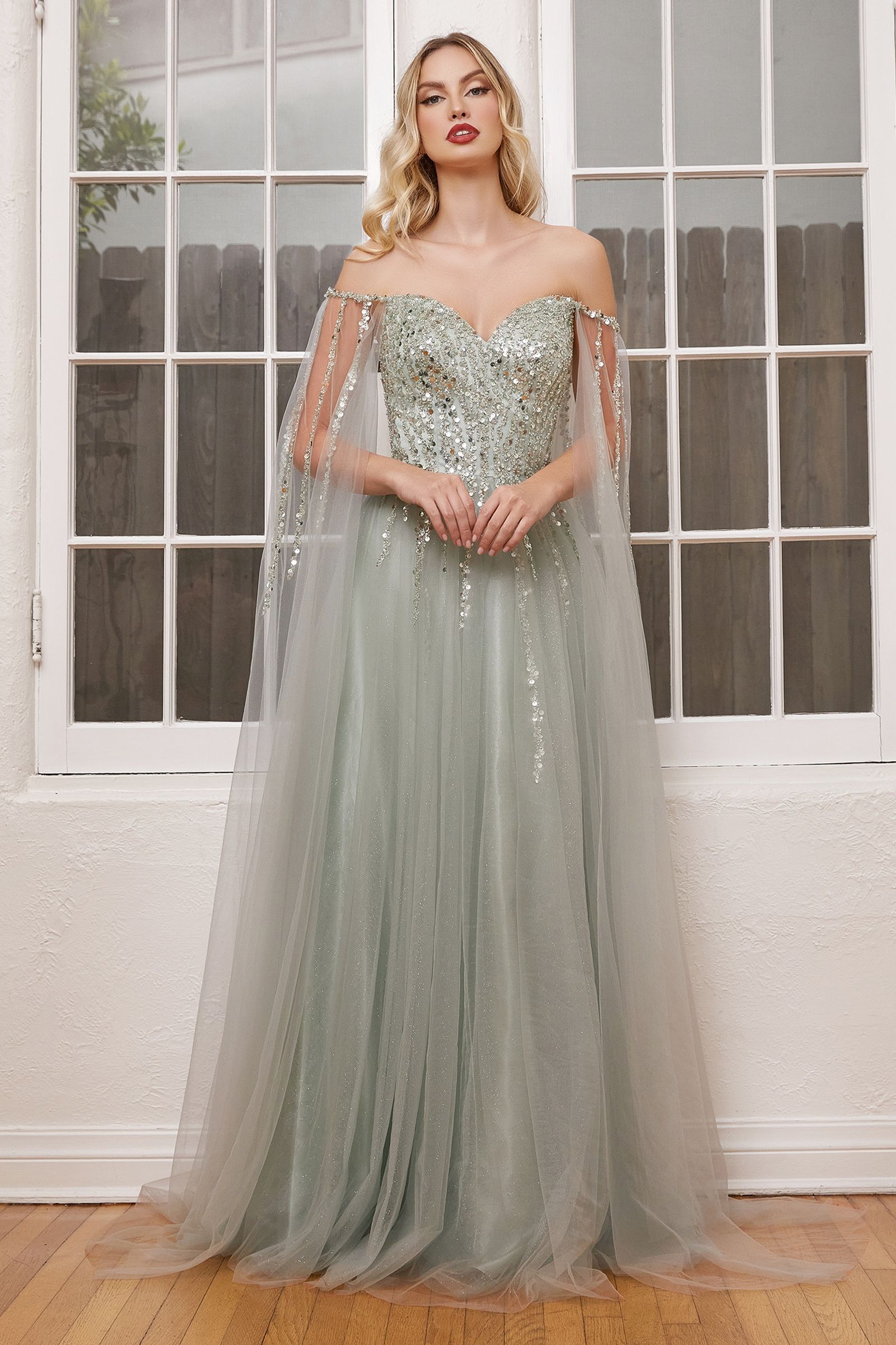 LaDivine CD0204 Strapless Prom Dress
