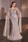 Mother of the Bride Dresses Long Formal Beaded Sequin Mother of the Bride Dress Silver Nude