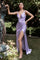 LaDivine CD231 Long Prom Corset Fitted Dress