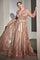 LaDivine CD233C Long Sleeve Plus Size Evening Dress