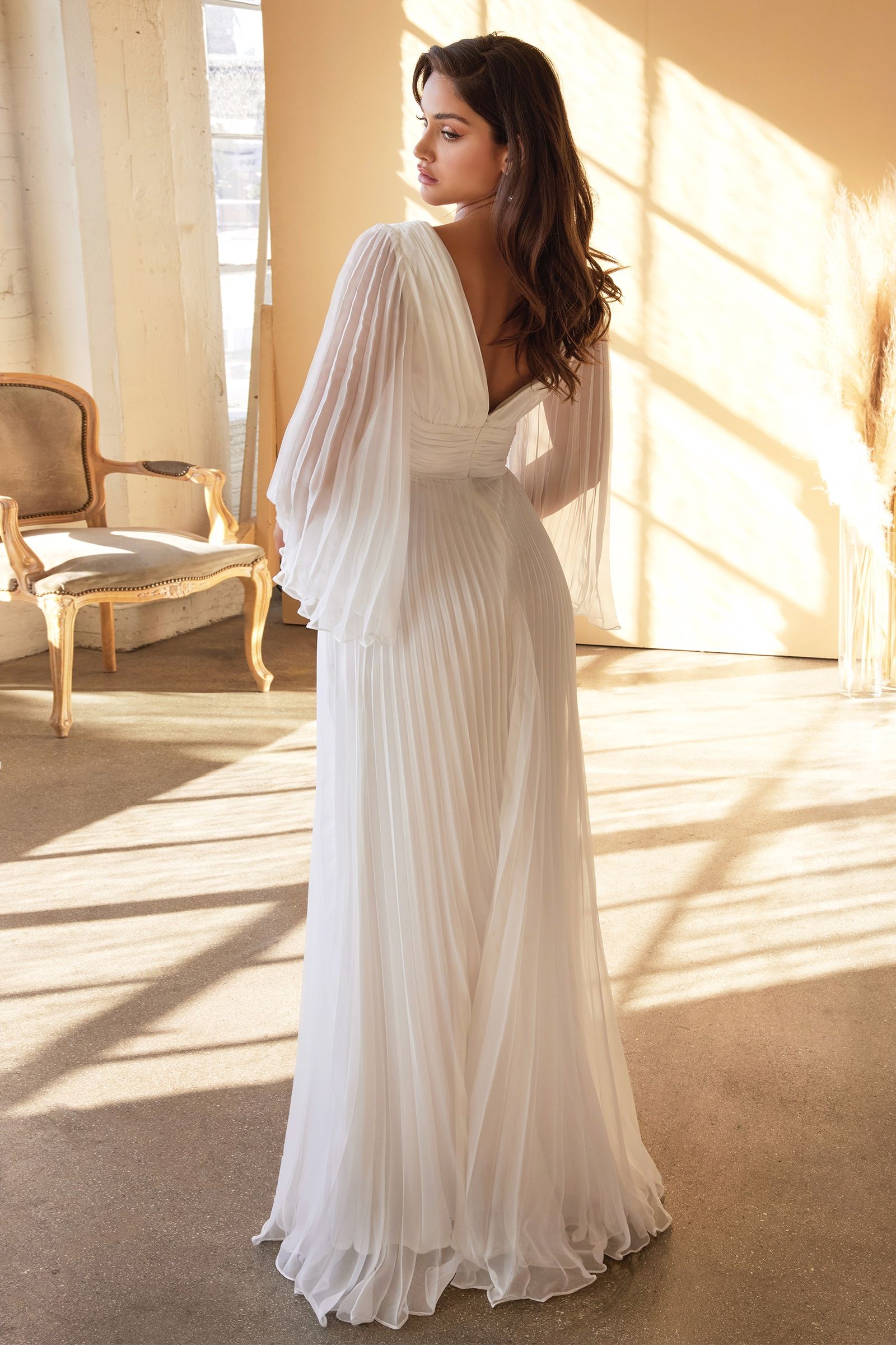 Wedding Dresses Long Bridal A Line Wedding Dress Off White