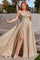 LaDivine CD252C Spaghetti Strap Prom Dress