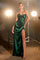 Prom Dresses Beaded Corset Formal Prom Dress Emerald