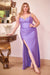 Plus Size Dresses Long Plus Size Glitter Fitted Formal Prom Dress Lilac