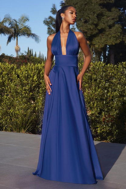 Prom Dresses Convertible Straps A Line Formal Prom Long Dress Royal