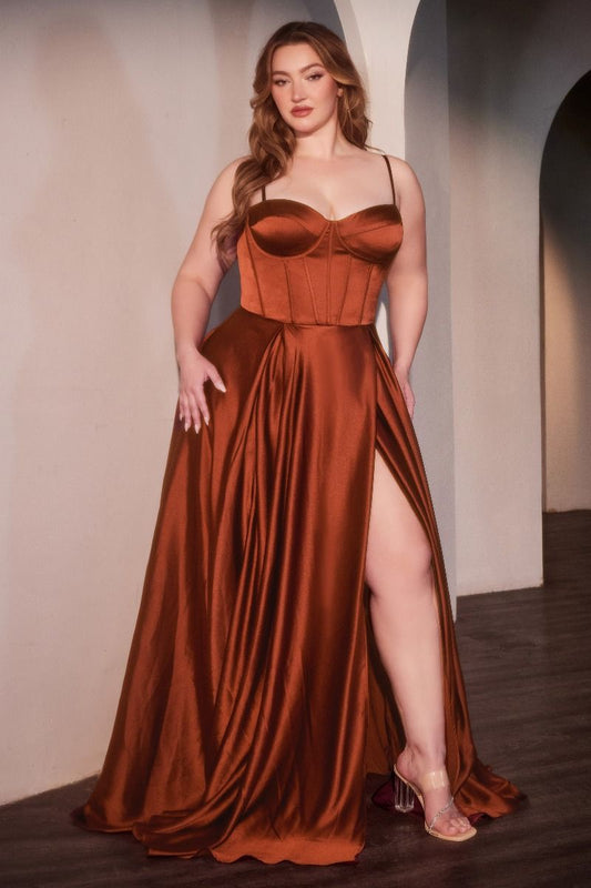 Plus Size Dresses Long Plus Size Formal Corset Dress Sienna