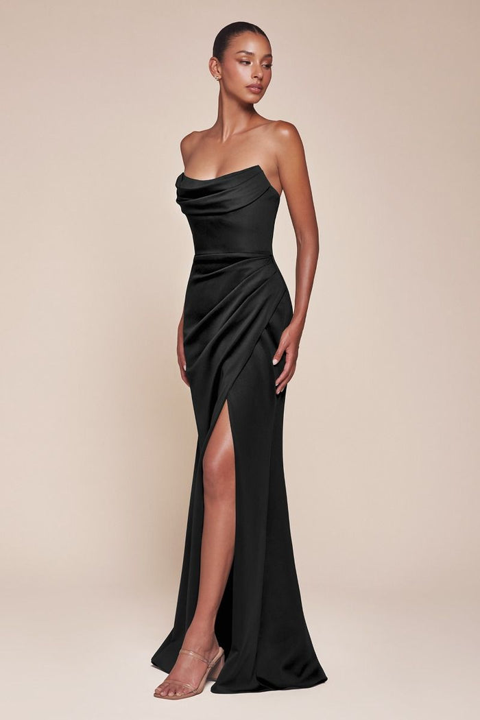 Formal Dresses Prom Formal Long Fitted Dress Black