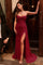 Prom Dresses Long Fitted Formal Corset Prom DressBurgundy