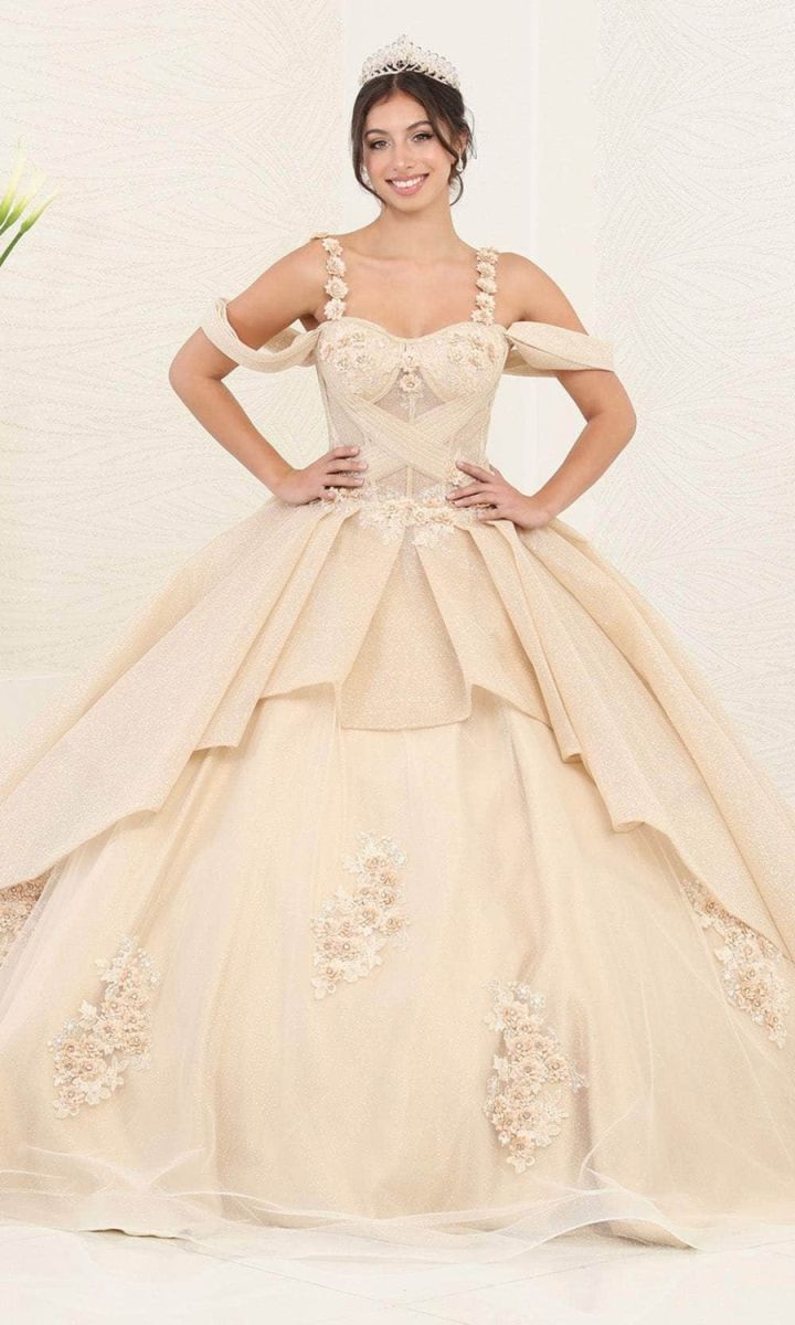 Sweetheart Floor-Length Tulle Quinceañera Ball Gown May Queen LK250