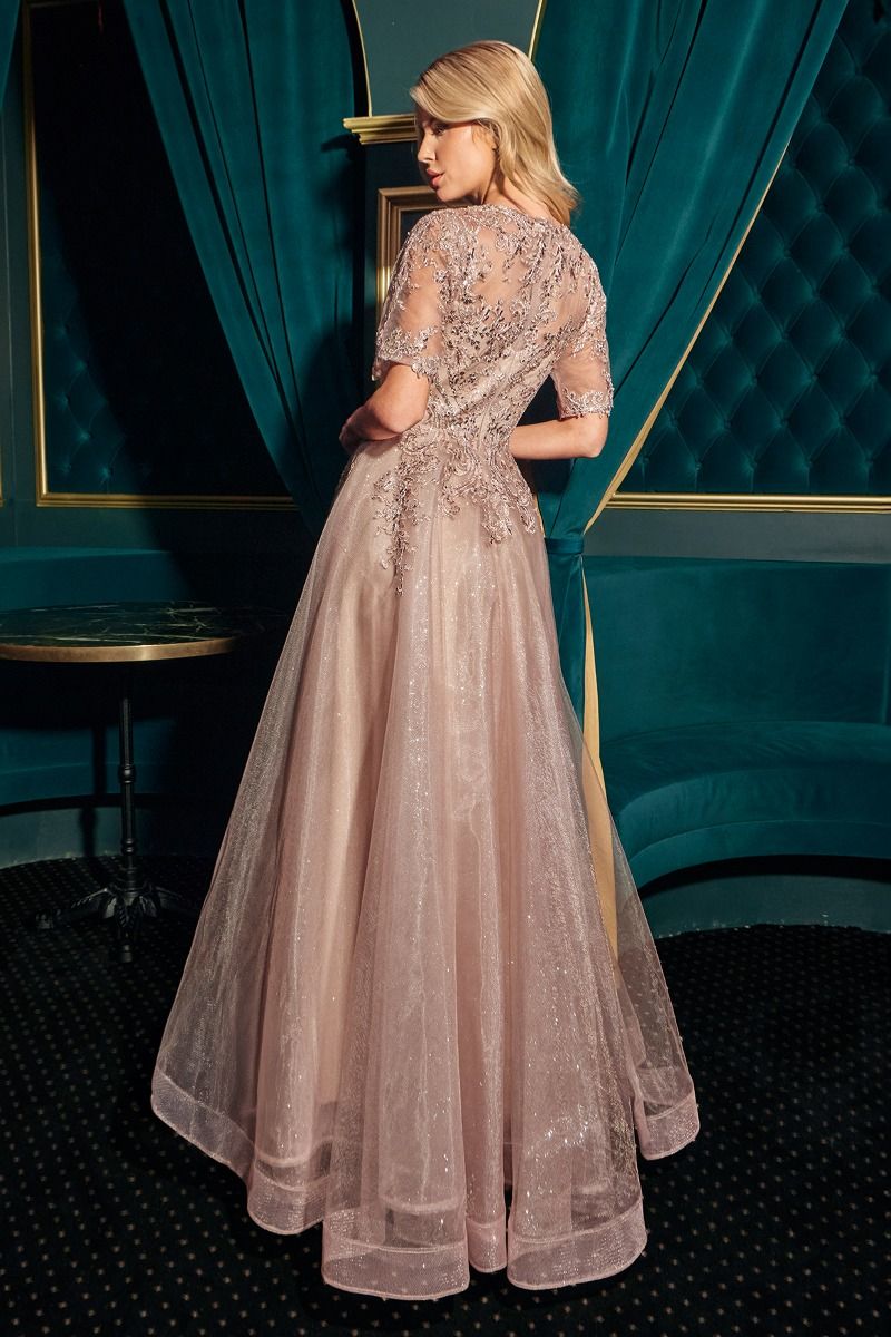 Ladivine CD726 Prom Dress - Mocha
