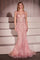 Prom Dresses Prom Long Corset Beaded Formal Gown Rose Pink