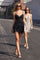 Cocktail Dresses Short Cocktail Fitted Fringe Mini Dress Platinum