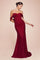 Prom Dresses Long Formal Fitted Evening Prom Dress Burgundy