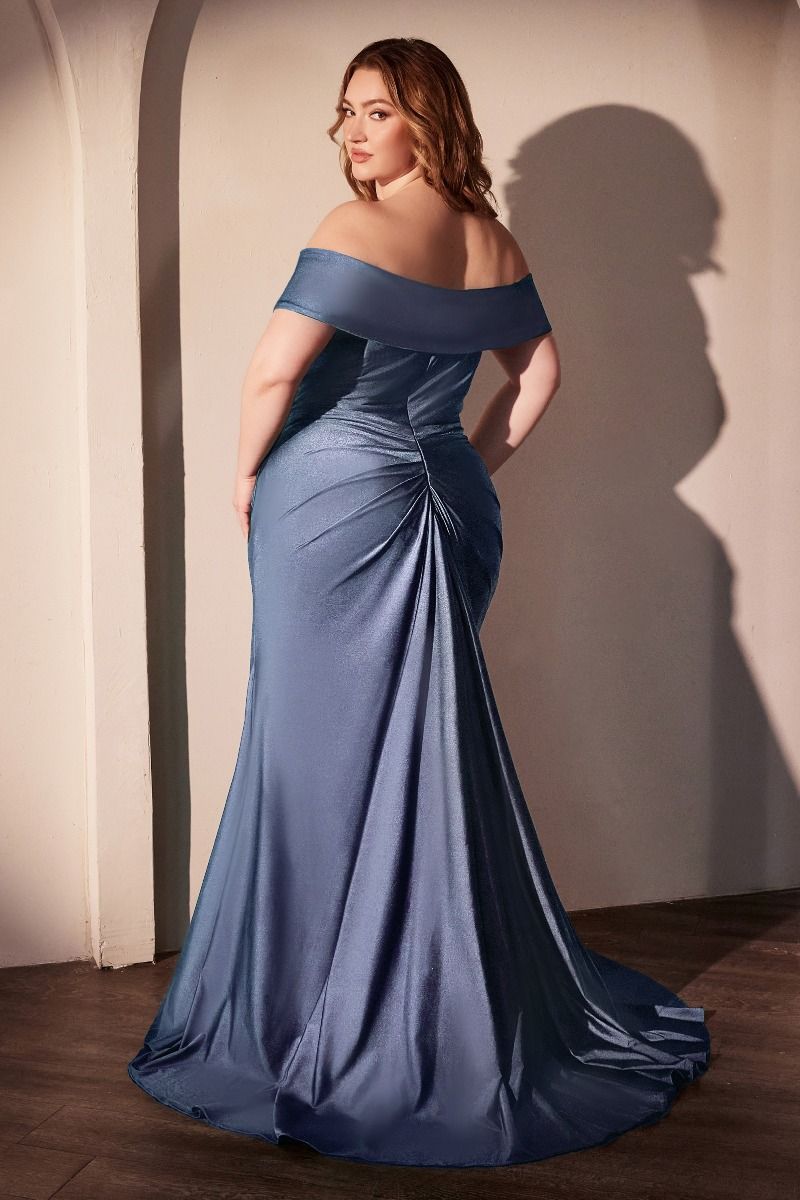 LaDivine CD790C Plus Size Formal Long Fitted Prom Dress