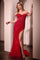 Prom Dresses Long Fringe Beaded Prom Formal Dress Red