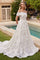 Wedding Dresses Long Bridal Gown A Line 3D Floral Wedding Dress Off White