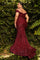 LaDivine CD975C Off Shoulder Sequins Prom Dress