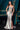 Prom Dresses Long Formal Beaded Corset Fitted Slit Prom Gown Silver
