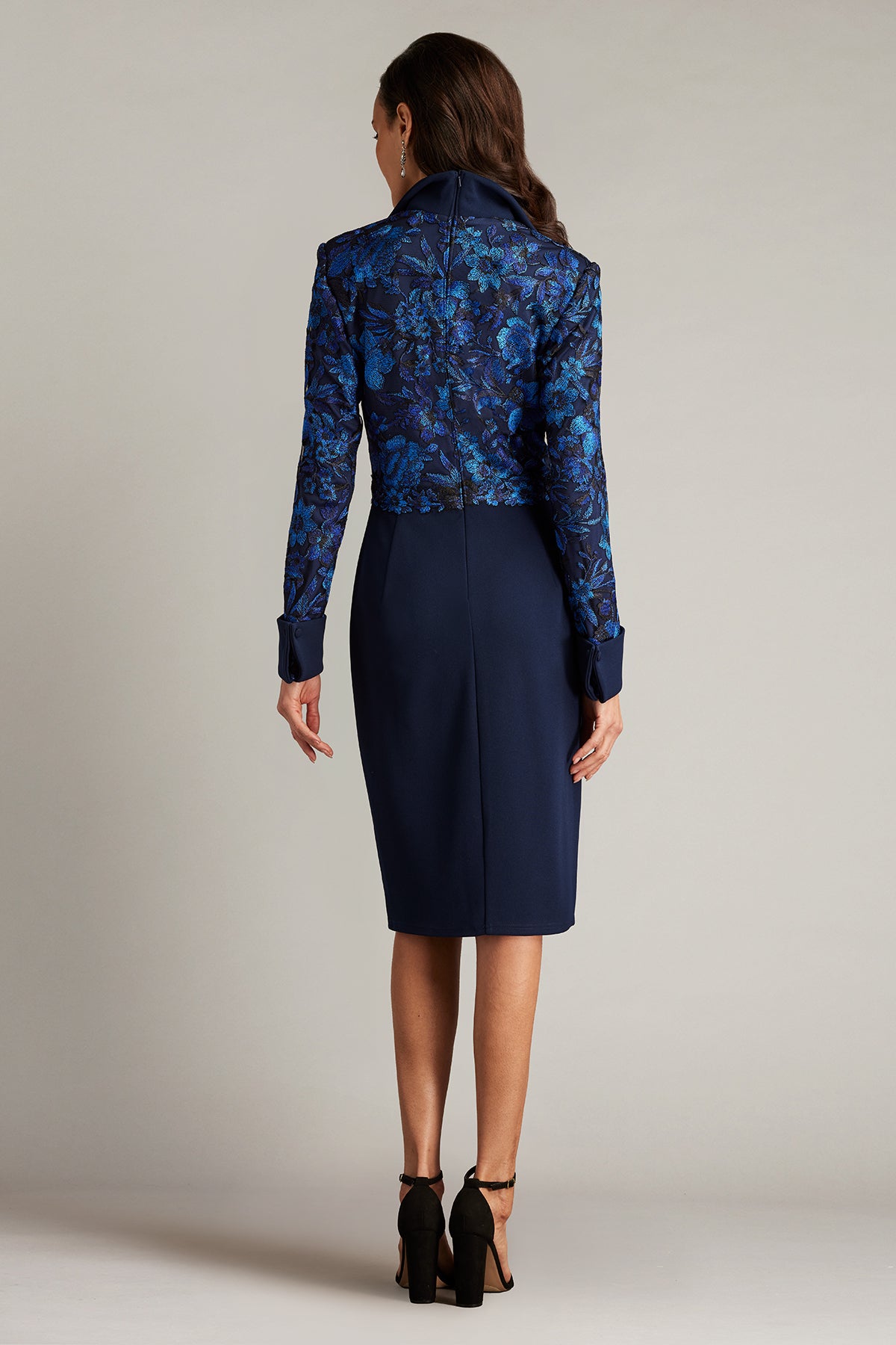 Homecoming Dresses Fitted Short Cocktail Knee Length Dress Midnight