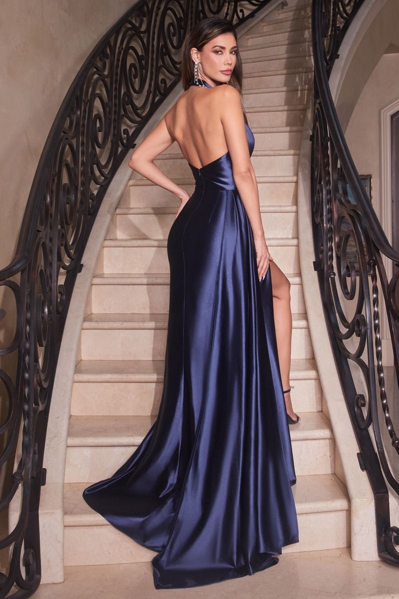 Prom Dresses Sequin Long Formal Prom Dress Navy