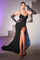 LaDivine CH136 Long Fitted Evening Gown
