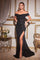 LaDivine CH144 Long Prom Formal Sequins Dress