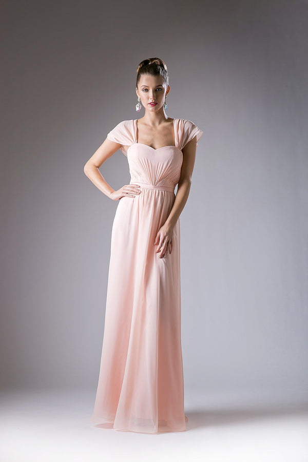 LaDivine CH532 Long Prom A Line Evening Formal Dress