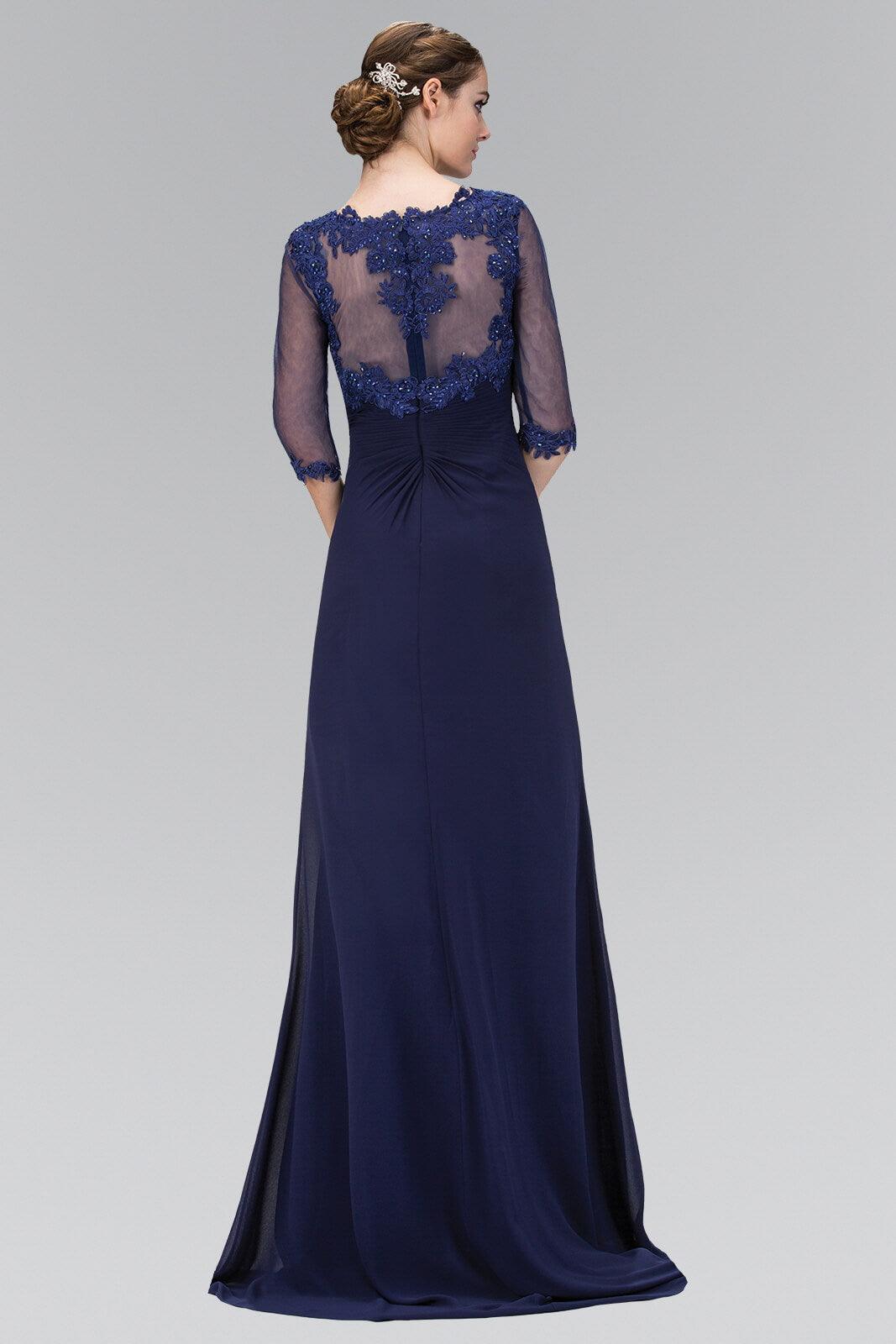 Chiffon Long Mother of the Bride Dress Formal