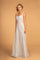 Chiffon Ruched Bridesmaid Long Formal Dress - The Dress Outlet Elizabeth K