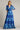 Formal Dresses Long Floral Pleated Formal Dress Mystic Blue