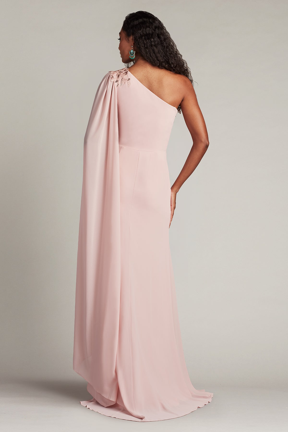 Tadashi Shoji CHS25368L Long Formal Slit Prom Dress