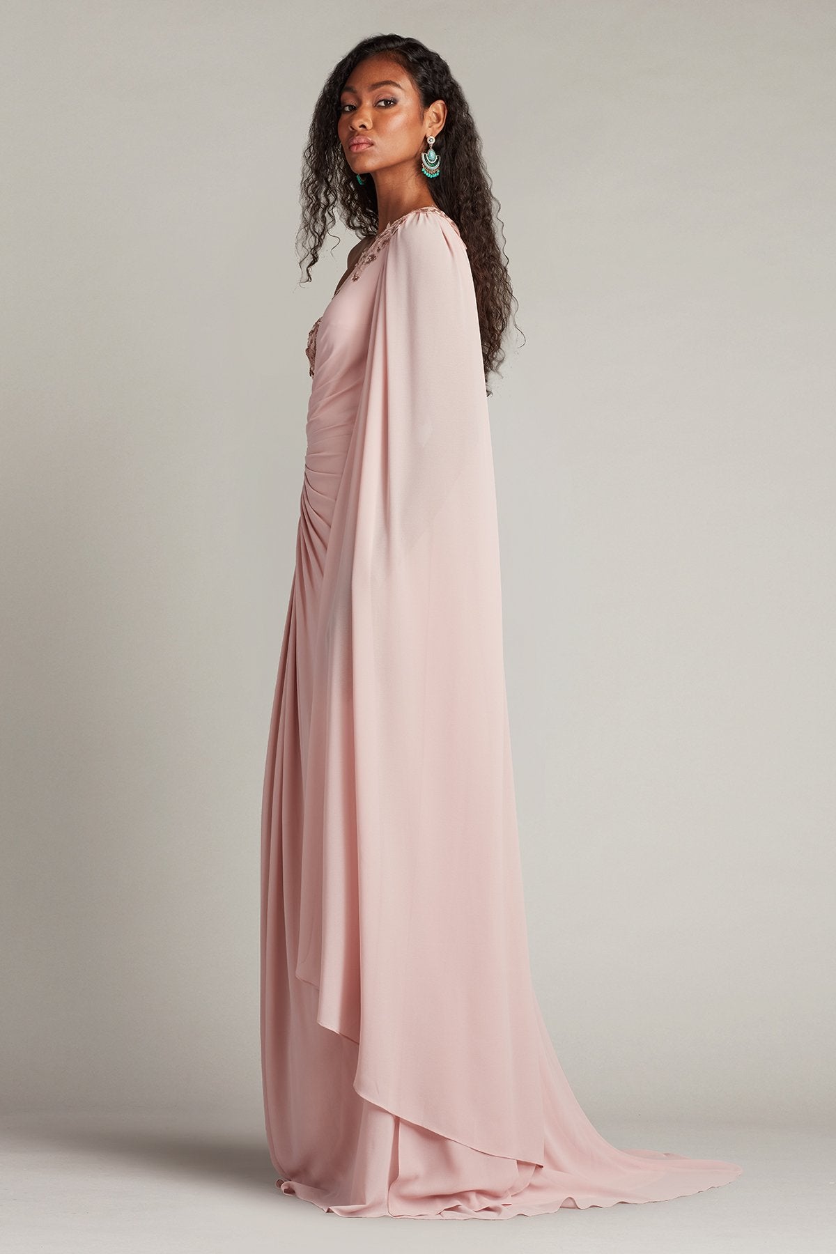 Tadashi Shoji CHS25368L Long Formal Slit Prom Dress – The Dress Outlet