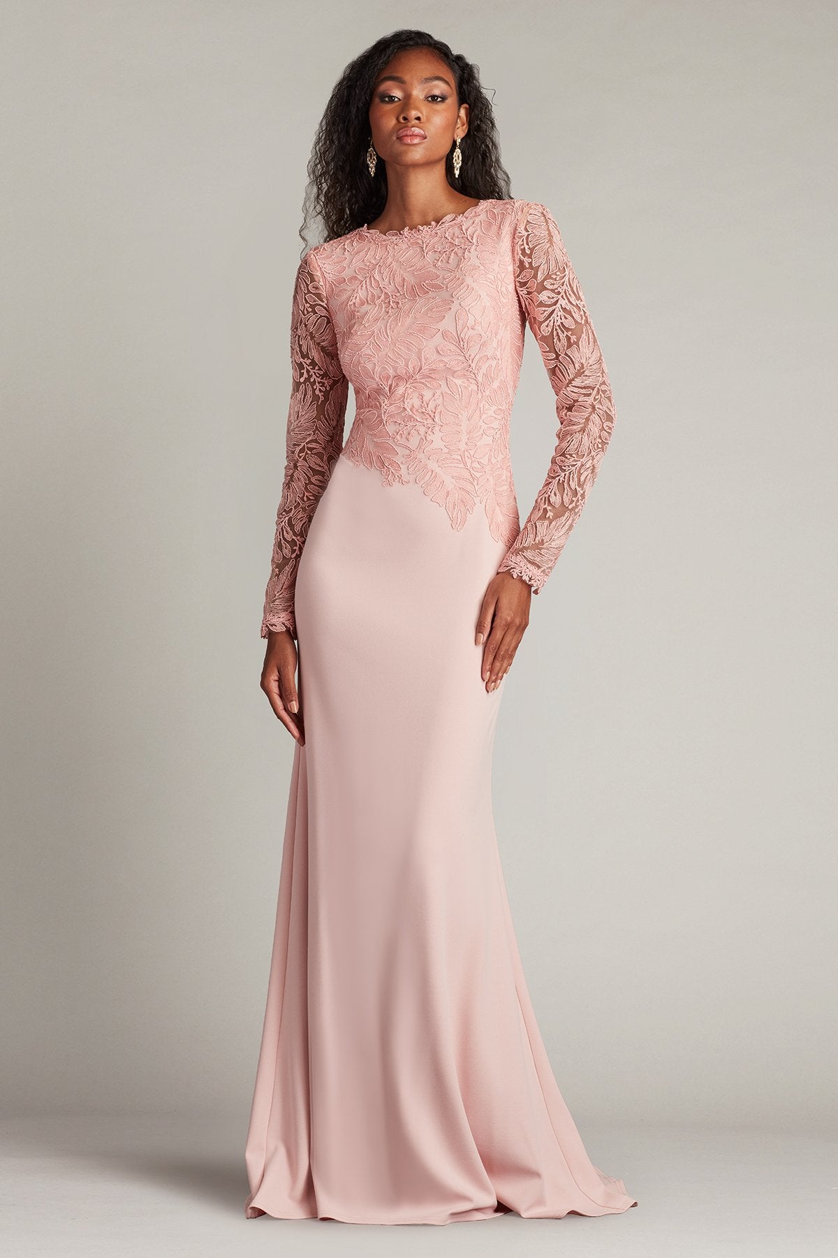Formal Dresses Long Sleeve Formal Dress Adobe Blush
