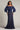 Formal Dresses Long Blouson Pleated Formal Evening Dress Navy/Nude
