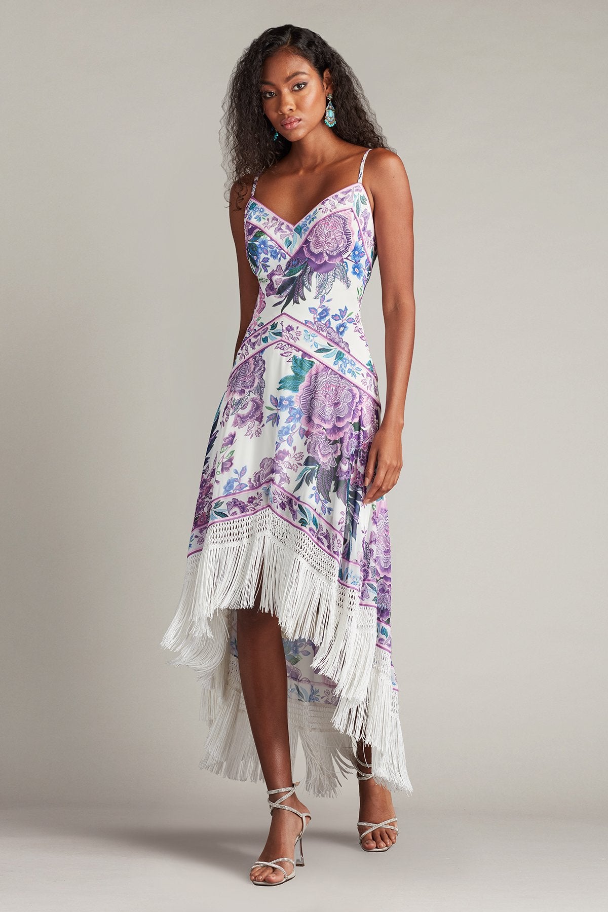 white christmas dresses Tadashi Shoji Women's Lua Floral Print Tassel Fringe Slip Dress white christmas dresses Tadashi Shoji Women's Lua Floral Print Tassel Fringe Slip Dress