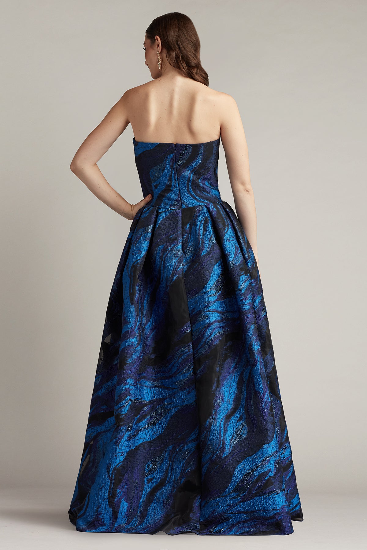 Tadashi Shoji CIH25501L Long Formal Print Evening Dress
