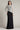 Formal Dresses Fitted Long Formal A Line Evening Dress Black/Ivory