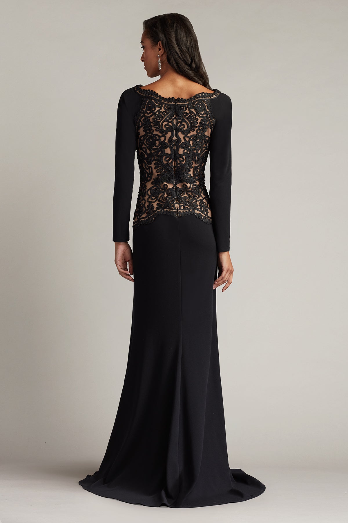 Tadashi Shoji CIM25396L Long Formal A Line Mother of the Bride Dress