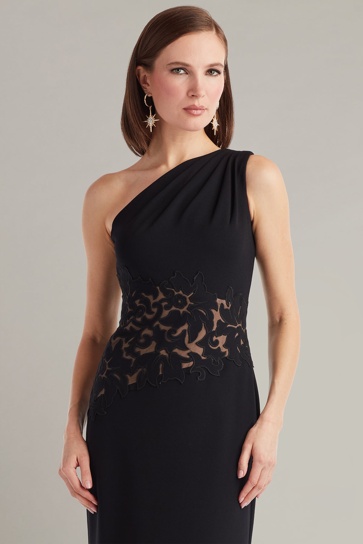 Tadashi Shoji CIN25503L Long Formal Evening Dress – The Dress Outlet