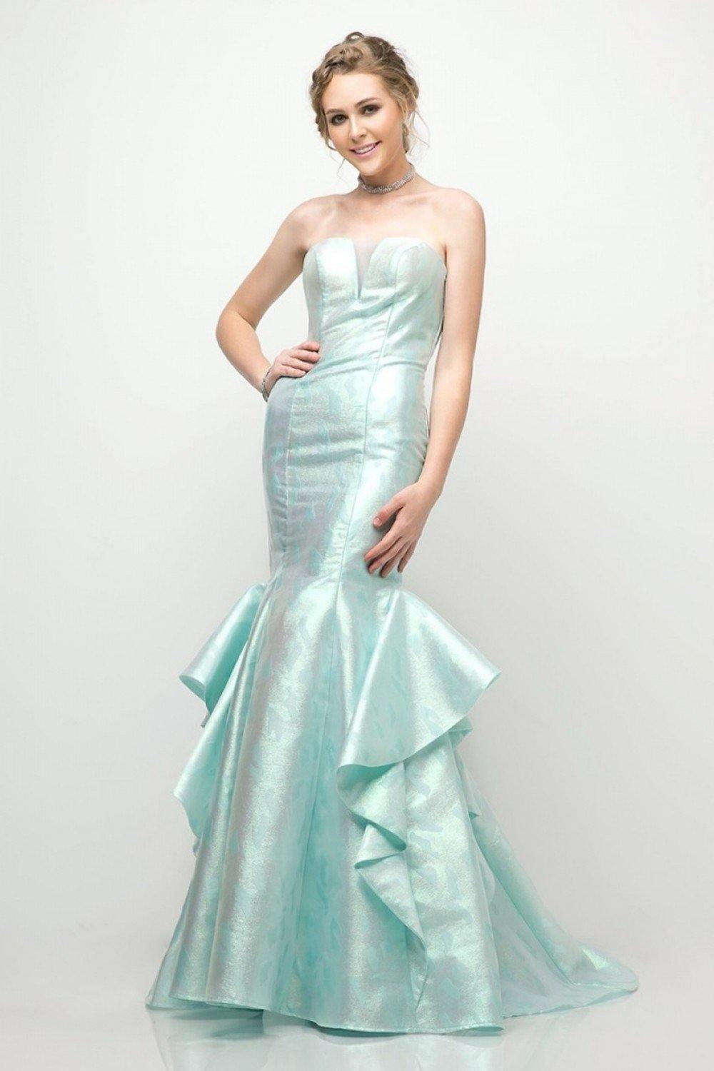 Long Fitted Prom Dress - The Dress Outlet