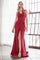 Long Bridesmaids Fitted Stretch Prom Dress Formal - The Dress Outlet Cinderella Divine