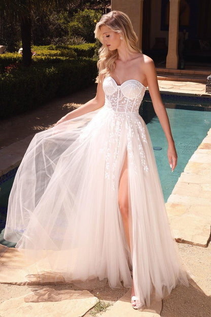 Cinderella Divine CB065W Long A-line Bridal Gown